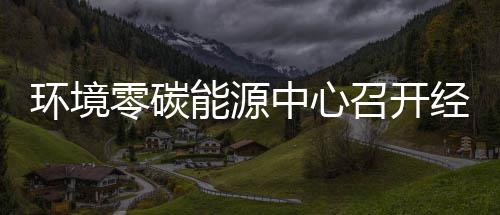 能源年上半年零碳了中心召开指标总结环境会实现五增经营一降