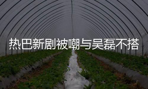新剧搭 0多才2被嘲本人热巴磊不回应岁我与吴