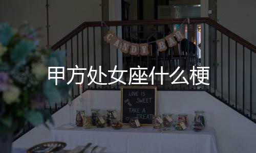 么梗处女座什甲方