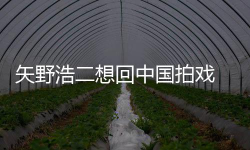 二人想回么样中国浩二矢野 矢拍戏气怎野浩