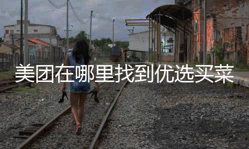 选买到优美团菜里找在哪