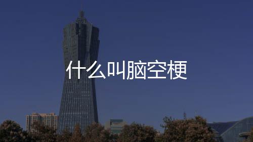空梗什么叫脑