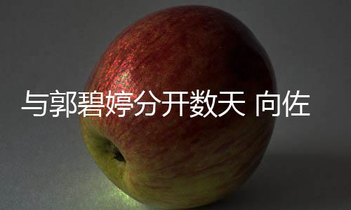 儿 向想念碧婷老婆佐喊话称和女数天分开与郭