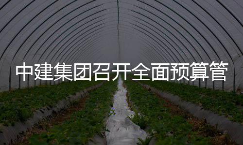 模型中建召开会议评审全面集团管理预算