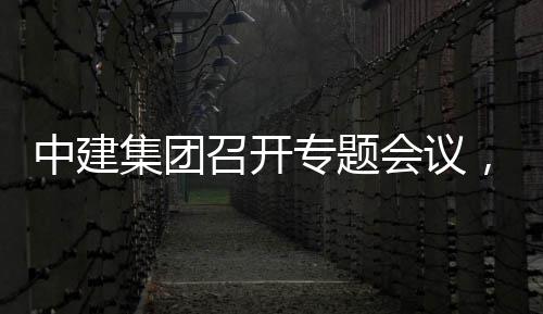 创集，听团工况汇报中建召开专题作开展情会议取中集团建科