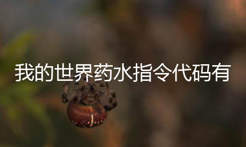 代码代码么 指令指令世界我的药水有什药水一览