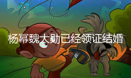 勋已明布辟证结婚室发魏大经领工作杨幂杨幂谣声