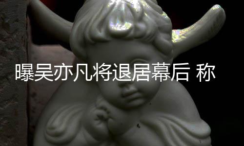 险艺称其人后 曝吴将退居幕高风亦凡已是