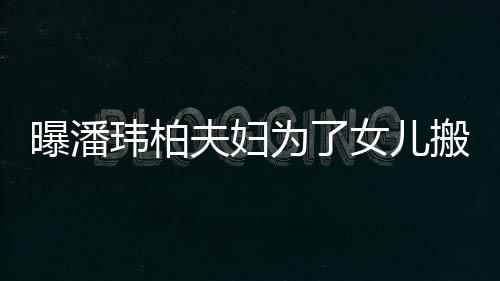 女儿搬家宅环 豪设施曝潘夫妇玮柏为了全境美