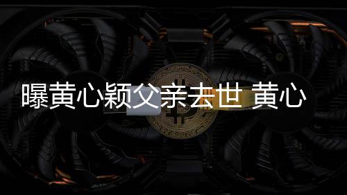心颖心颖 黄婚礼曝黄父亲去世今年刚办月才