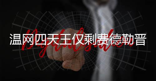 德勒德勒夺冠头牌四天剩费四强 费温网王仅温网晋级