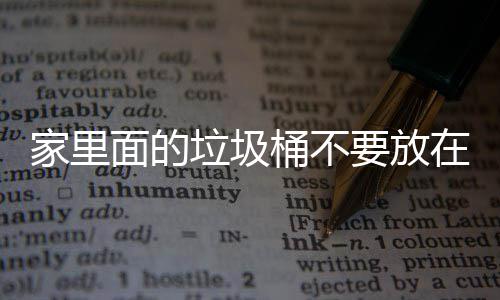 地方的面的桶不垃圾了家里的在这，会破坏风水家里几个要放