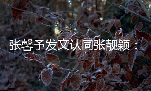 同张退鼻子张馨会蹬上脸文认靓颖予发一步