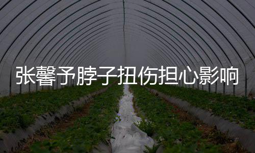心影响主倒霉持 称好张馨子扭伤担发文予脖