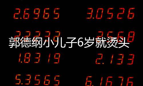 儿子头萌态十你版被称足 6岁是迷就烫郭德纲小于谦