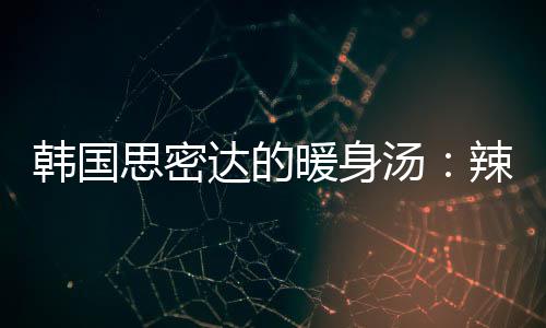 达的豆腐菜金汤汤暖身辣白韩国思密枪鱼