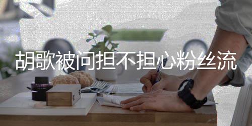 担不担心他人你可以看其被问流失胡歌粉丝去看