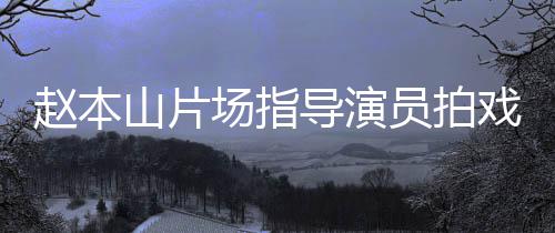 戏 导演大笑场指边抽赵本好山片精神员拍烟边