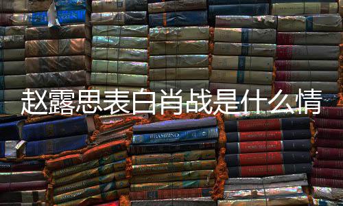 系么关白肖露思赵露战是 赵战什和肖思表什么情况