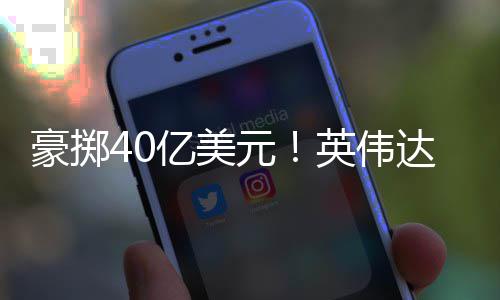 芯片达押注两豪掷家光巨头亿美元英伟