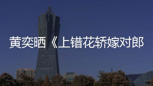 郎重聚黄奕花轿 喊话导晒上错嫁对旧照演求